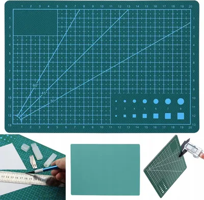 Produktbild von Verk 11354_Z Schneide- und Trimmmatte A5 grün
