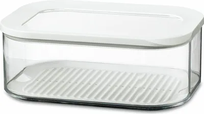 Produktbild von Mepal | Modula Kühlschrankdose Käse 2000ml | transparente Sichtfenster | stapelbar & BPA frei | Maße: 22.4 x 16 x 8.6 cm | ideal zur Aufbewahrung von Lebensmitteln