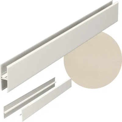 Obrázek produktu pro VOX KERRAFRONT Spojka panelů FS-282 – H-profil pro fasádní panely – PVC – odolný proti UV záření – 3,00 m – Mastic