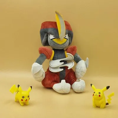 Produktbild von Pokemon Caesurio Kuscheltier - 16 cm Plüschtier Bisharp