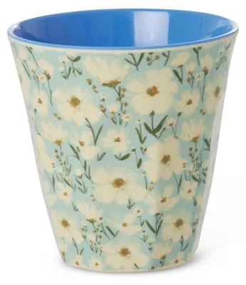 Produktbild von Rice Melamin Becher Medium mit Sommer Blumen Print