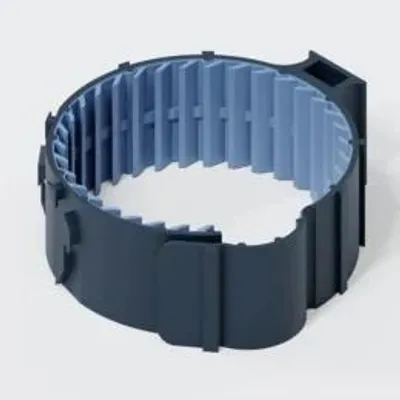 Produktbild von POLOPLAST HS Schelle, DN110/90/75, POLO-CLIP, Kunststoff/TPE, M10, blau, 1 Stk.