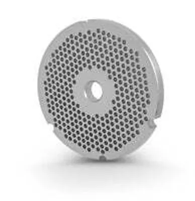 Produktbild von Fleischwolfscheibe, Lochscheibe aus Inox Stahl Größe 32 mit 4 Nuten in 3,0 mm Bohrung von WolfCut