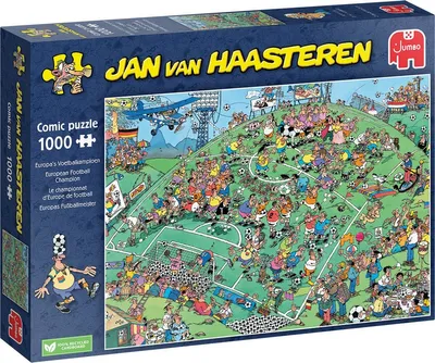 Produktbild von Jumbo Puzzel Jan Van Haasteren Europa's Voetbalkampioen 1000 Stukjes