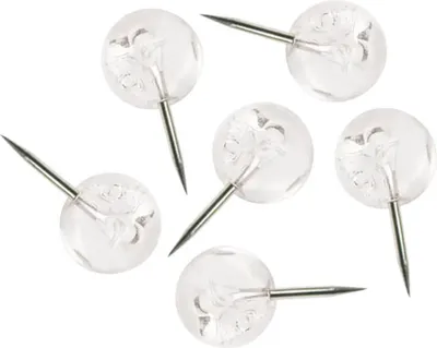 Produktbild von Pinnnadeln transparent 50er-Set