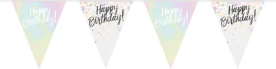 Image de Cheers Wimpelkette Happy Birthday 4m