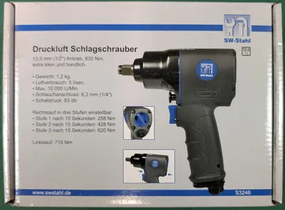 Produktbild von Druckluft Schlagschrauber 630nM
