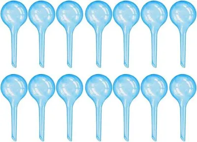 Produktbild von Bewässerungskugeln für Pflanzen, 14 Stück - PVC, selbstbewässernd - dekorativer Gießkannendesign - automatische Bewässerung