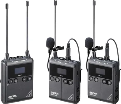Produktbild von Godox WmicS1 Kit 2 UHF Lavalier Drahtlos System (WmicS1 Kit 2)