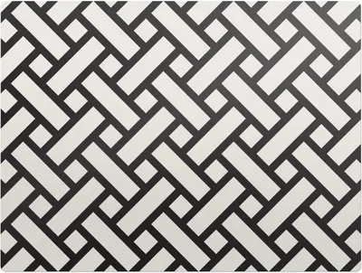Produktbild von Geometrisches Geflecht – Bodenschutzmatte – Stuhlunterlage 120x90 cm – Rutschfest – Hartbodenmatte