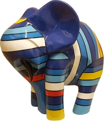 Produktbild von Skulpturen Designer Figur Statue Moderne Figuren Dekoration Elefant Deko Garten