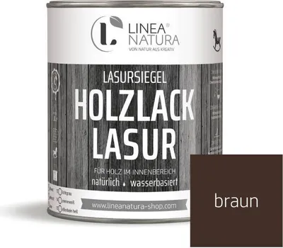 Produktbild von Holzlack Lasur | Möbel | Parkett u.- Treppen im Innenbereich 1 L braun