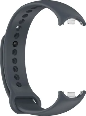 Produktbild von Silikon Armband Für Xiaomi Smart Band 8 Ersatz Strap Sport Tracker Uhrenarmband Dunkelgrau
