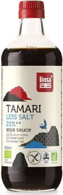 SOS SOJOWY TAMARI 25 % MNIEJ SOLI BEZGLUTENOWY BIO 500 ml - LIMA