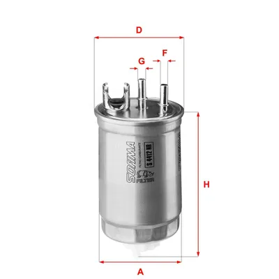 Produktbild von Kraftstofffilter SOFIMA S 4412 NR für FIAT PUNTO (188) Filtereinsatz