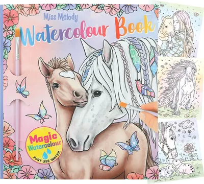 Produktbild von Kolorowanka Miss Melody Watercolour 12576A