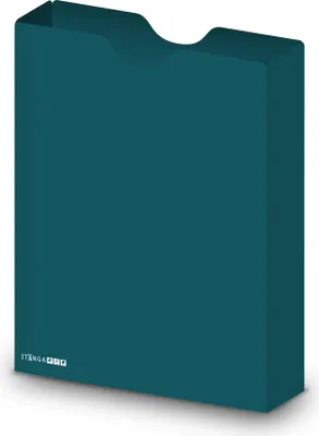 Produktbild von itenga Heftbox DIN A4 Hochformat aus PP Kunststoff PETROL