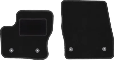 Immagine prodotto di Wielganizator tappetini auto velours anteriori adatto per Ford Transit Connect FL (2017-, furgone) neri, set 2 pz, con fissaggi