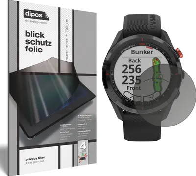 Produktbild von Blickschutzfolie für Garmin Approach S62 matt Schutzfolie Folie Display Schutz dipos