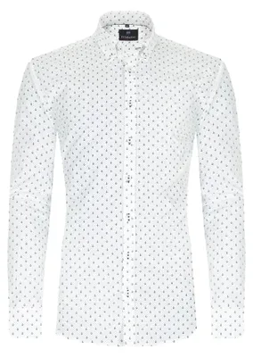 Immagine prodotto di Di Selentino - Camicia da uomo "New Saint Tropez", vestibilità slim NA506 (129,54 cm) (ecru)