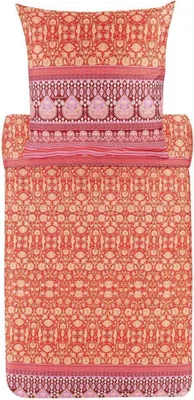Produktbild von Bassetti Bettwäsche-Garnitur MIRA Farbe ROT R1 Größe 155x220 + 80x80cm