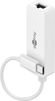 Produktbild von USB-C-Ethernet-Adapter, weiß