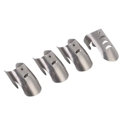 Image de Protège-doigts, protège-doigts pour tranches, protège-doigts en acier inoxydable, protège-doigts pour cuisine