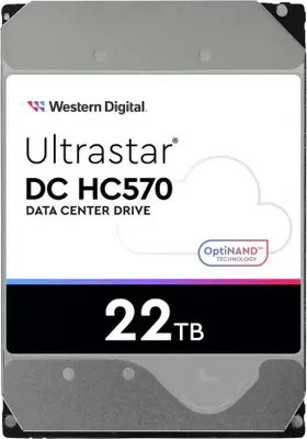 Image de WD Ultrastar DC HC570, 22 To, 7200 RPM, SATA 6GB/s