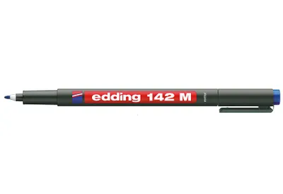 Zdjęcie produktu dla Edding 4-142003, Niebieski, Drobny, Czarny, Okrągły, 1 mm, Niemcy