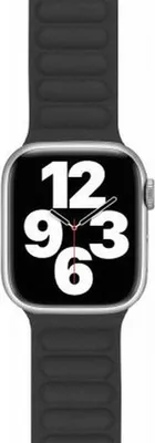 Image de Bracelet Cuir Apple Watch 38/40/41mm Noir/Marron