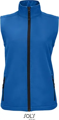 Image de SOLs 02888 | Bodywarmer Race Femmes Softshell - Imperméable - Couleur : Royal Blue - Taille : XL