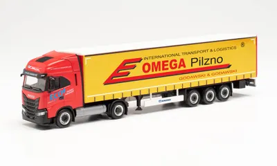 Produktbild von Herpa LKW Iveco S-Way LNG Ga-KSZ Omega Pilzno 314527