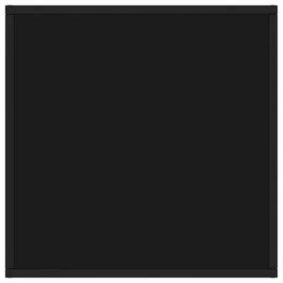 Produktbild von "Winter Sale" Couchtische - Schwarz Couchtisch Schwarz mit Schwarzem Glas 60x60x35cm DE7233750