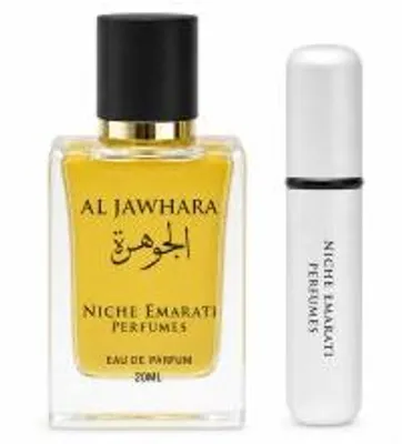 Image de Niche Emarati Al Jawhara, eau de parfum unisexe + vaporisateur 20 ml