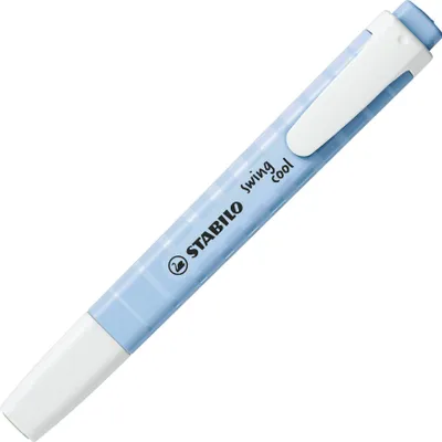 Image de STABILO 275/111-8 STABILO Textmarker swing cool Pastel Edition, blau