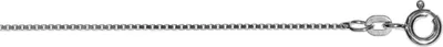 Produktbild von Kette Venezia vierkant 1,00 mm 925/- Silber rhodiniert 45 cm