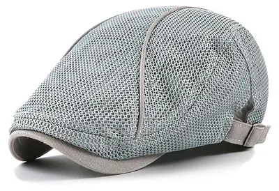 Immagine prodotto di Cappello da baseball da uomo, rete traspirante, regolabile, protezione solare, grigio