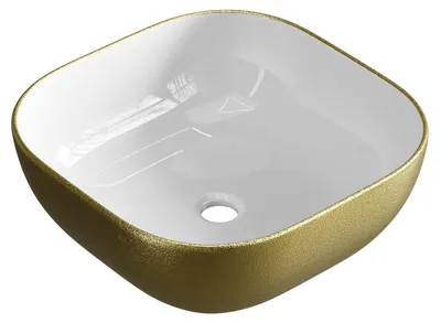 Produktbild von Aufsatzwaschbecken 42 cm gold