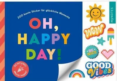Obrázek produktu pro myNOTES Papeterie: Stickerheft Oh, happy day!