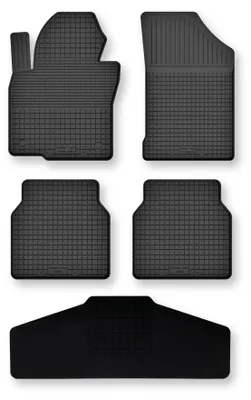 Zdjęcie produktu dla Dywaniki gumowe z tunelem do Lexus RX IV 2015-2022 – 5 szt., czarne, dobierane – Wielganizator Semi-Universal