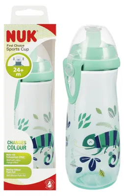 Productafbeelding van NUK Sportbeker, 450 ml, vanaf 24 maanden, groen, artikelnummer 10255577