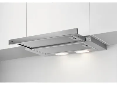 Image de AEG Hotte d'aspiration - Hotte à écran plat - DPB3622S Gris 60cm
