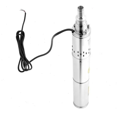 Obrázek produktu pro Čerpadlo do hlubokých studní – ponorné čerpadlo 24 V DC – 370 W – průtok 2 m³/h – 7 × 54,5 cm – nerezová ocel – 2850 ot./min