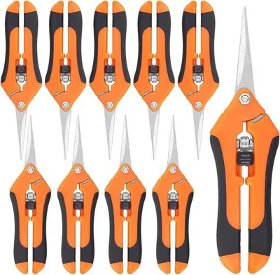 Obrázok produktu pre Ergonomické záhradnícke nožnice z nehrdzavejúcej oceli, dĺžka 16,5 cm