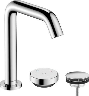 Immagine prodotto di Robinetterie de lavabo hansgrohe Tecturis S à 2 trous, 150 CoolStart, EcoSmart+, portée 139 mm, 73353000, 73353000