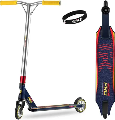 Obrázek produktu pro SOKE 1525 Freestylová koloběžka PRO modro-červená
