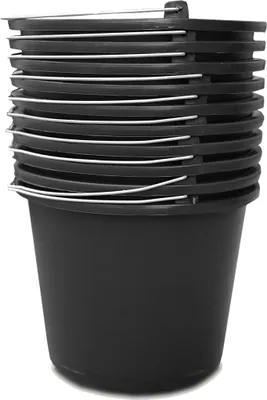Produktbild von Kistenberg Baueimer 5 L 10er Set Mörteleimer Eimer Maurereimer Putzeimer