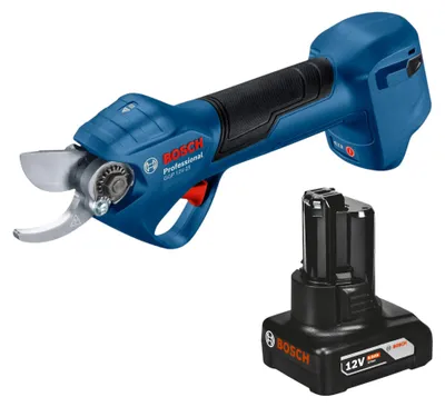 Image de Sécateur sans fil Bosch GGP 12V-25 12 V 25 mm sans balais + 1 batterie 6,0 Ah – sans chargeur