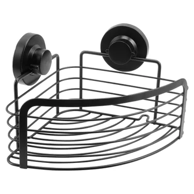 Image de CORNAT Corbeille de douche 3en1 simple Noir