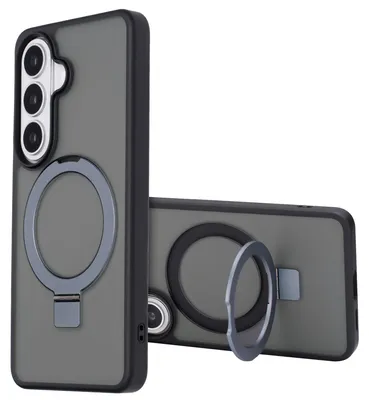 Productafbeelding van Accezz Ring Stand Backcover met MagSafe voor de Samsung Galaxy S26 - Zwart